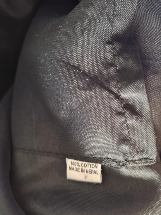 Boho Patchwork Crossbody Bag - Purple Floral Accent - Picture 4 of 6